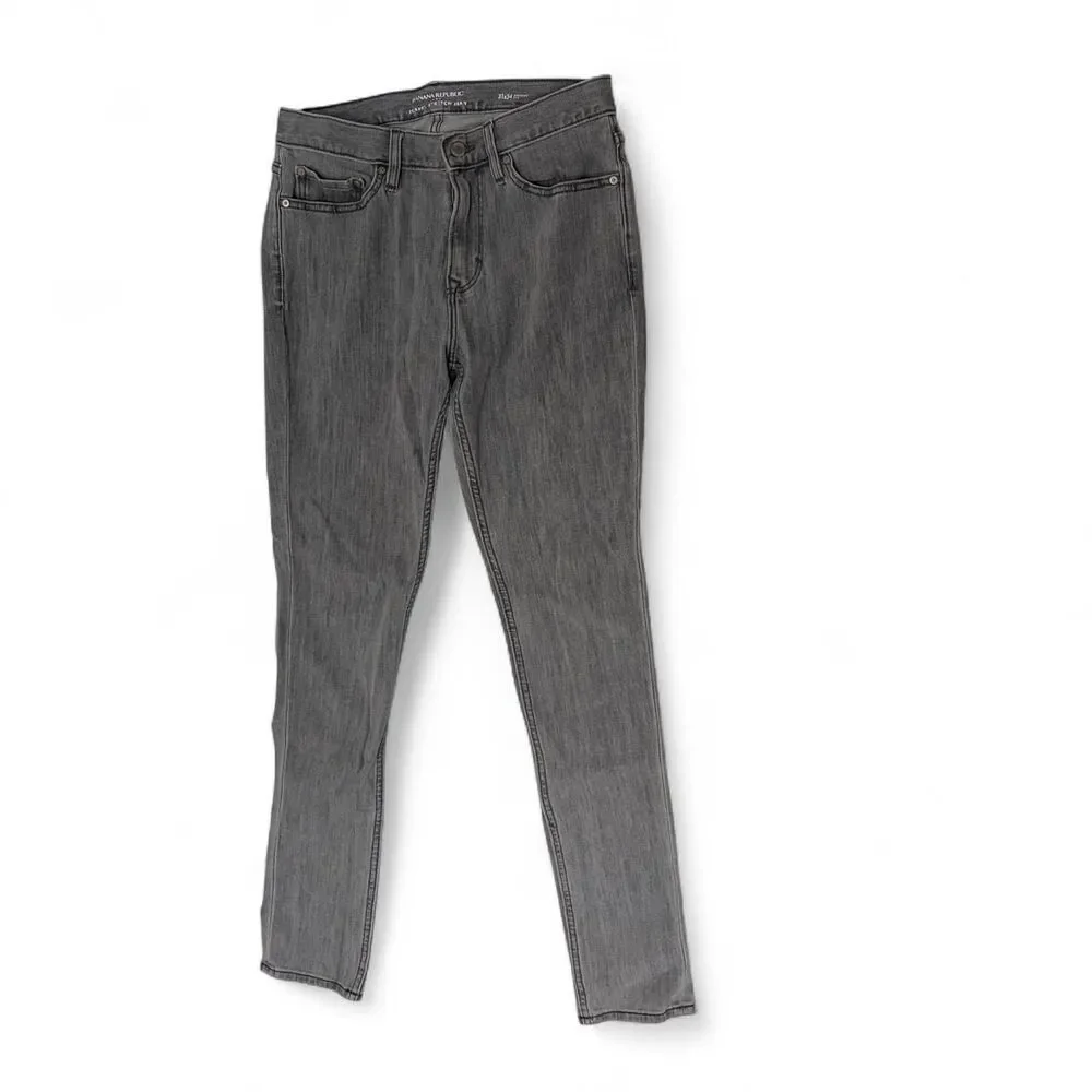 Banana-republic Men's Grey and Black Jeans